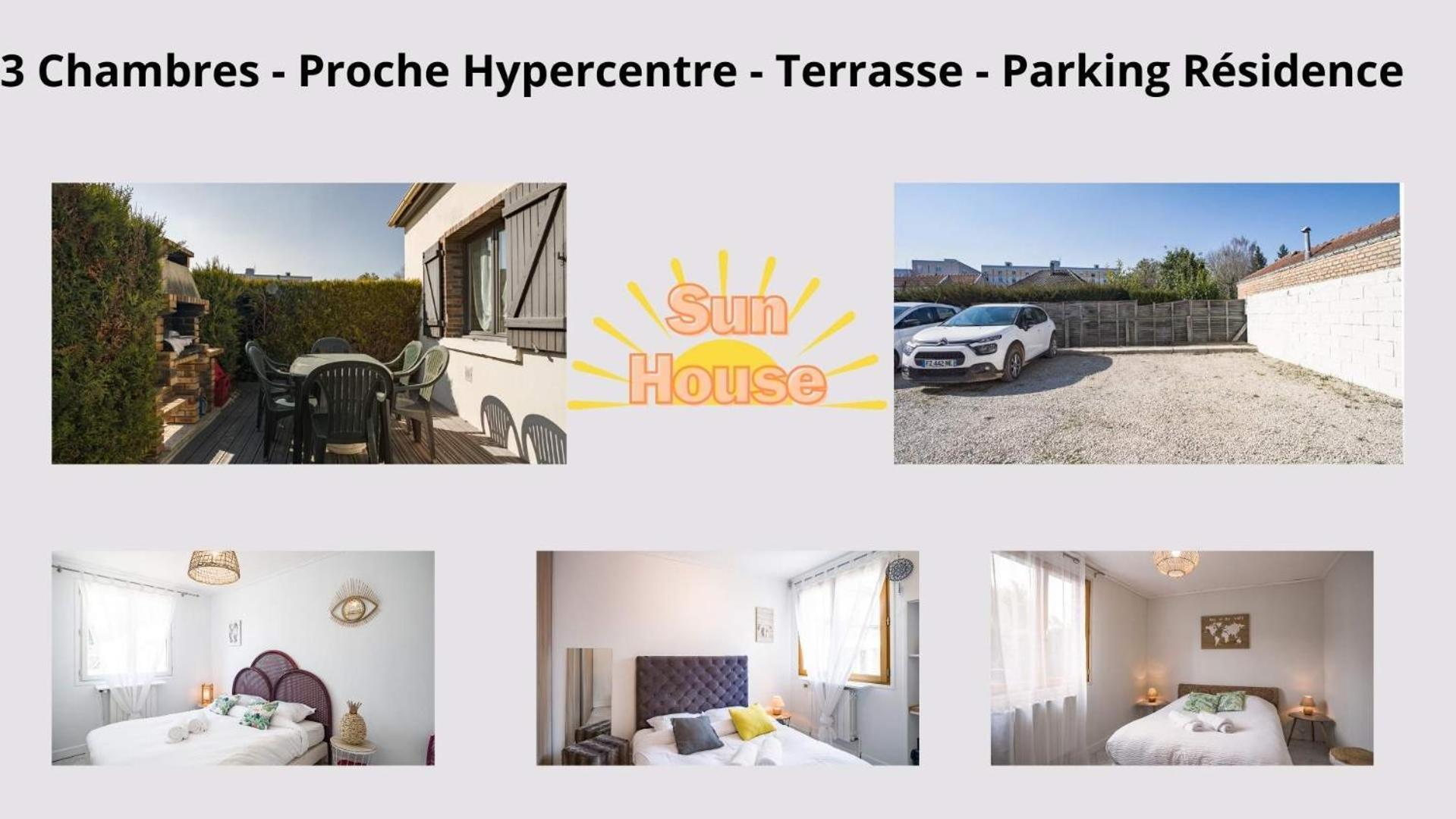 Sun House - Terrasse Parking Prive Gratuit Διαμέρισμα Τρουά Εξωτερικό φωτογραφία