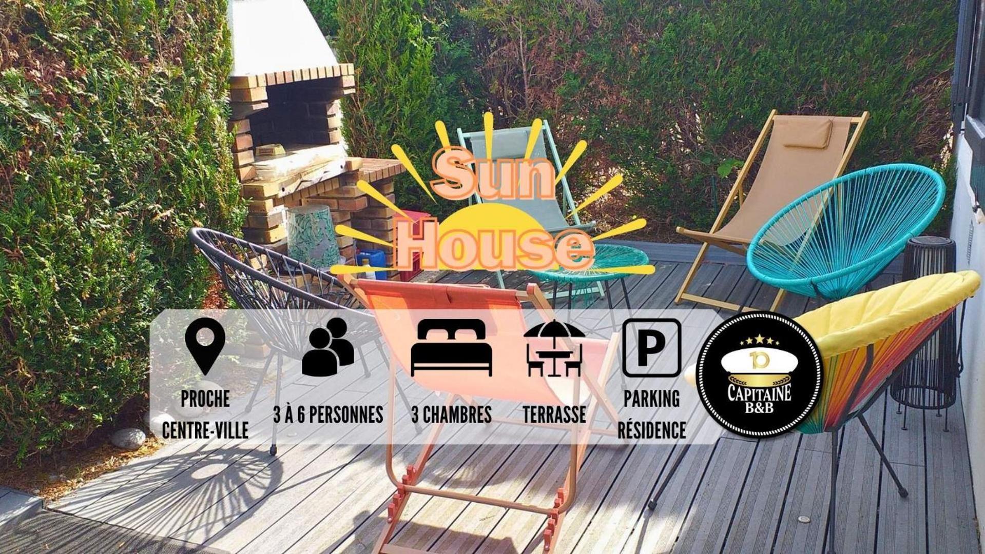 Sun House - Terrasse Parking Prive Gratuit Διαμέρισμα Τρουά Εξωτερικό φωτογραφία